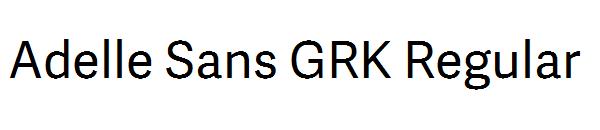 Adelle Sans GRK Regular