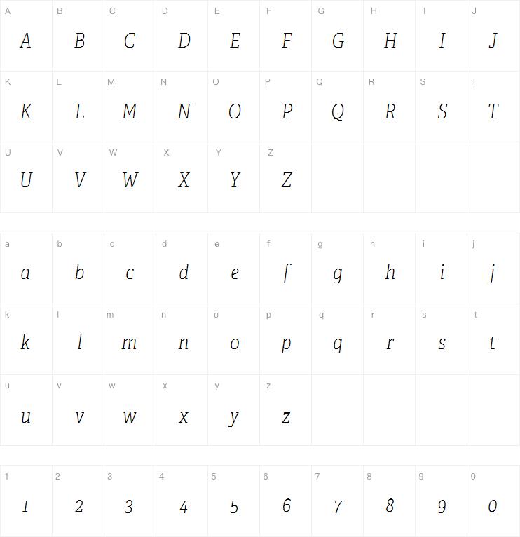 Adelle Condensed Thin Italic