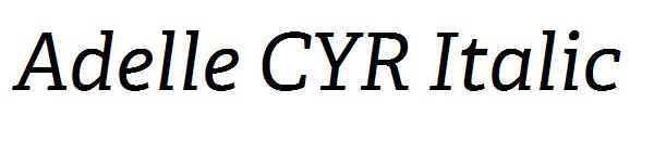 Adelle CYR Italic