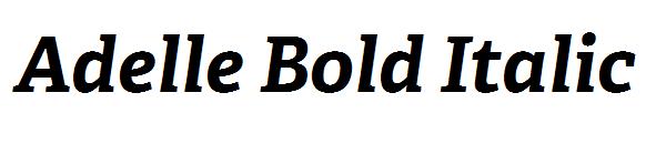 Adelle Bold Italic