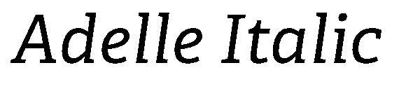 Adelle Italic