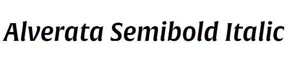 Alverata Semibold Italic
