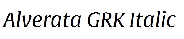 Alverata GRK Italic