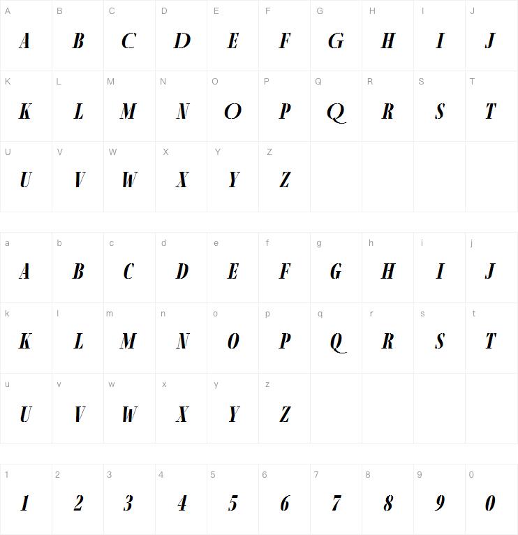 Fino Stencil Bold Italic