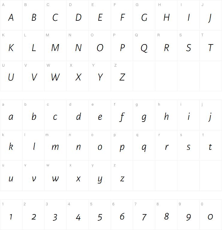 Karmina Sans Light Italic