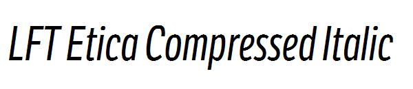 LFT Etica Compressed Italic