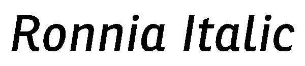 Ronnia Italic