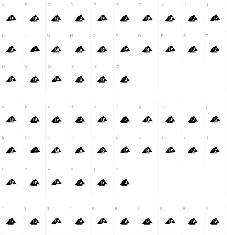101! Jake's Sailing字体