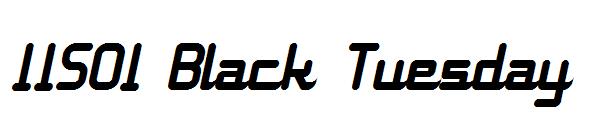 11S01 Black Tuesday字体