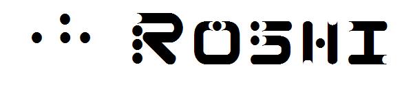 13 Roshi字体