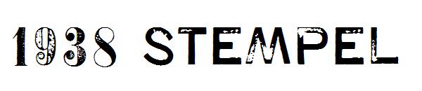 1938 STEMPEL字体