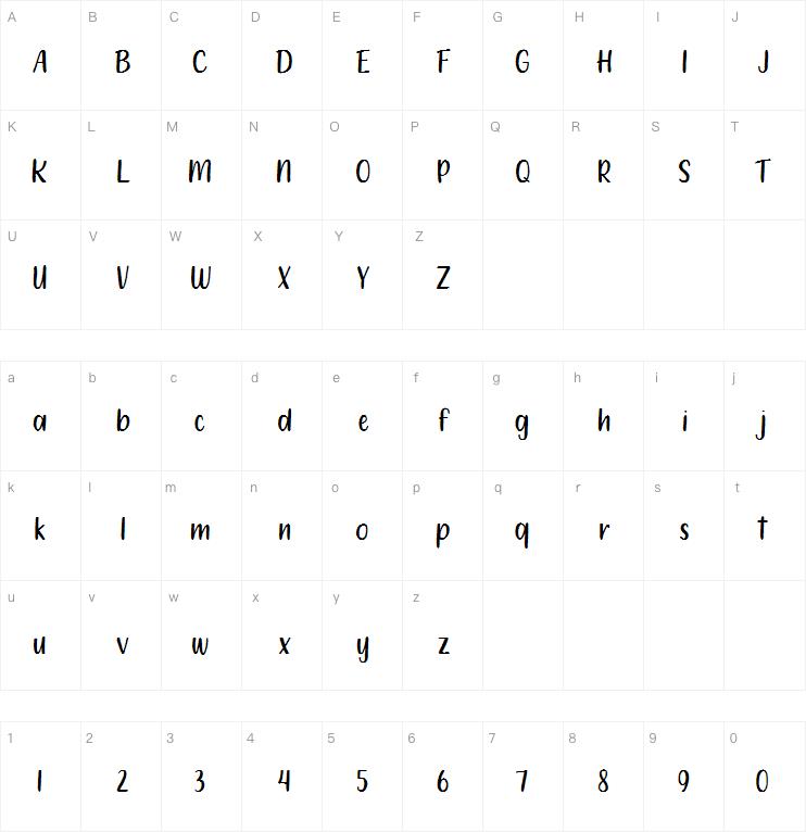 212 Moon Child Sans字体