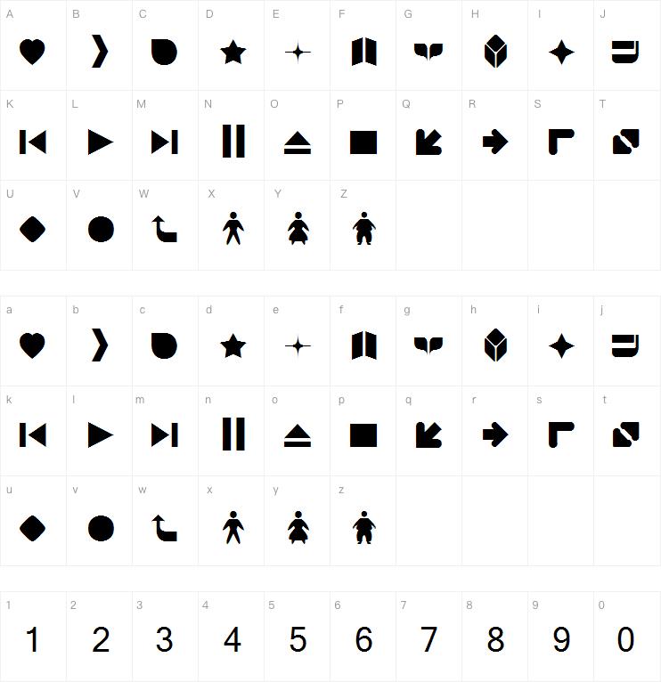 2TheLeft Dingbats字体