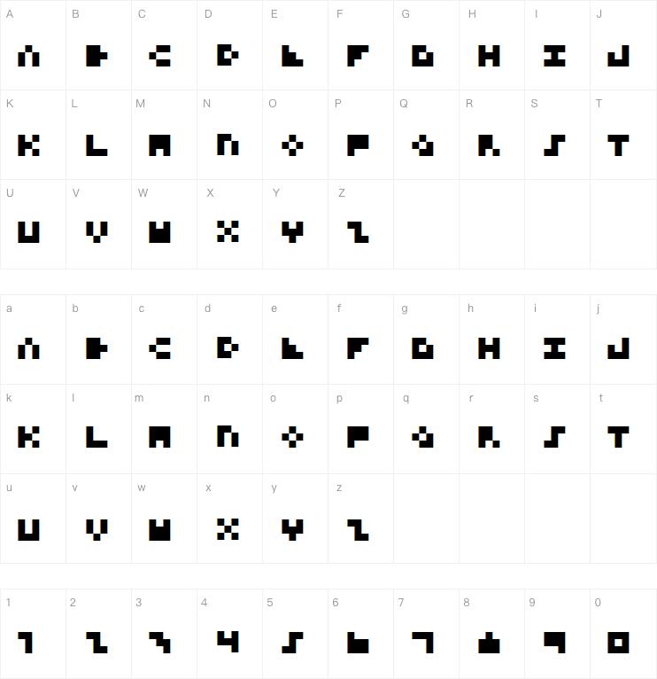 3x3 Mono字体