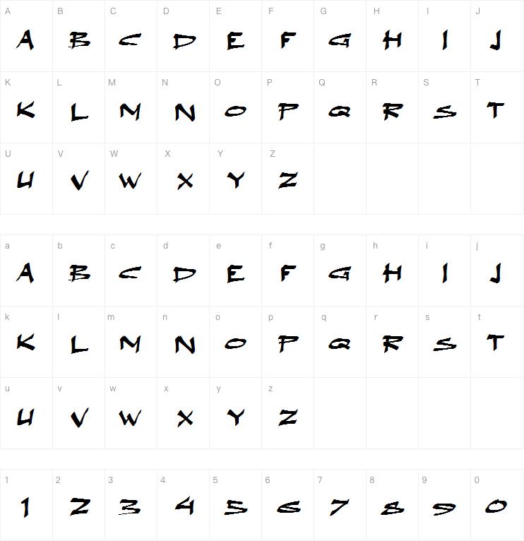 a Abrigy Think字体