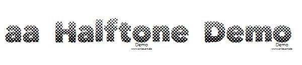 aa Halftone Demo字体