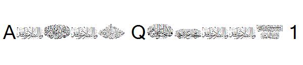 Aayat Quraan 1字体