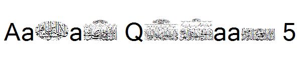 Aayat Quraan 5字体
