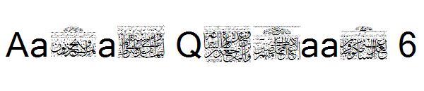 Aayat Quraan 6字体