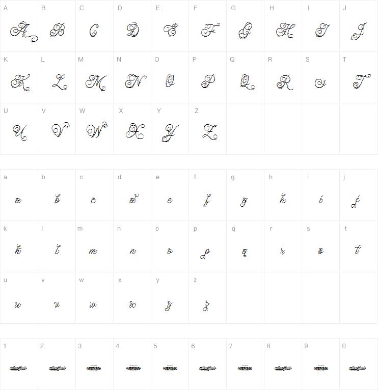 Unblessed Script字体