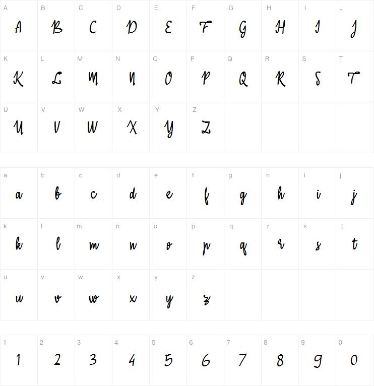A Baster  Rules字体