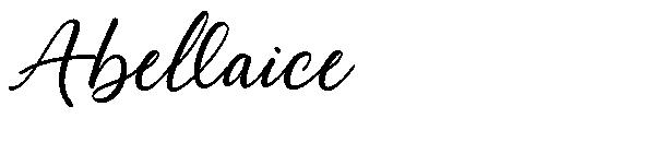 Abellaice字体