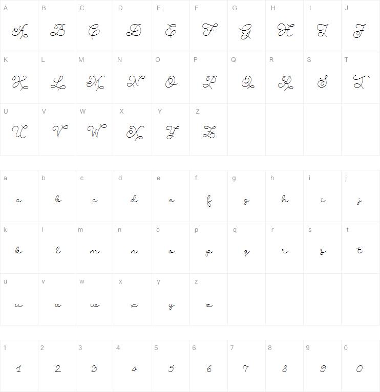 Abigail Script字体