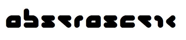 abstrasctik字体