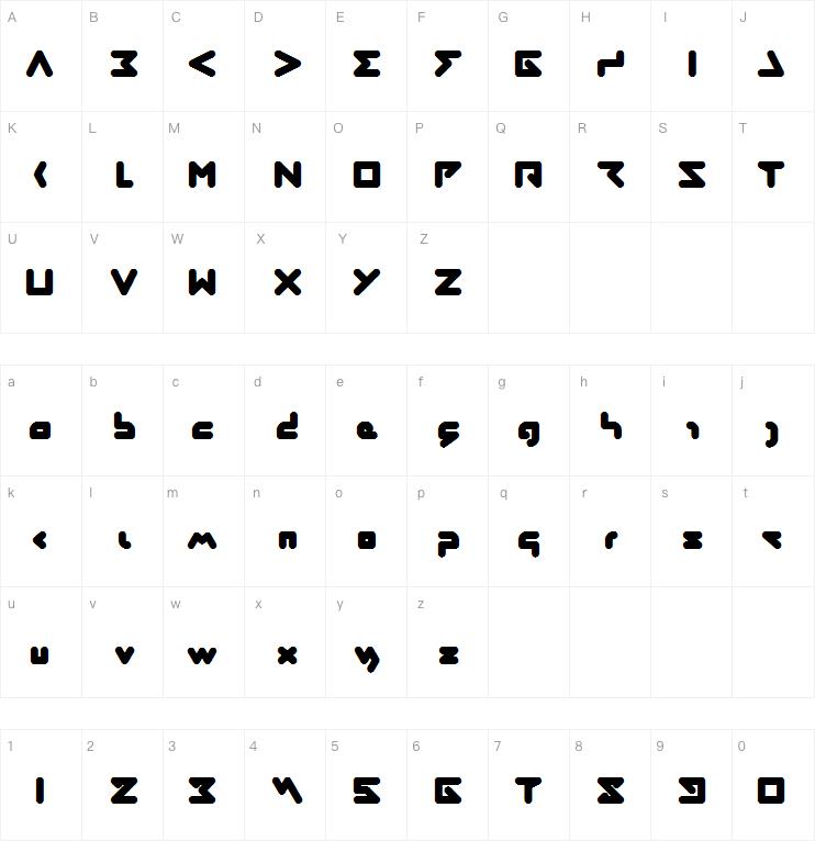 abstrasctik字体