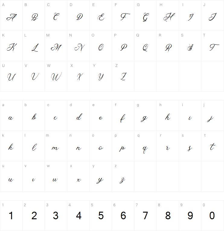 Abundant Script字体