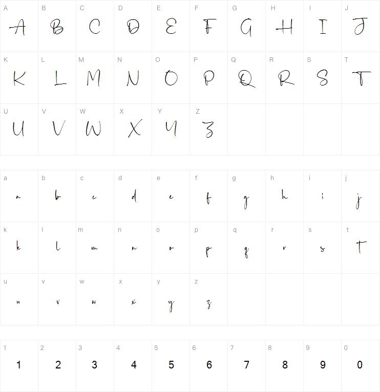 Acardia字体