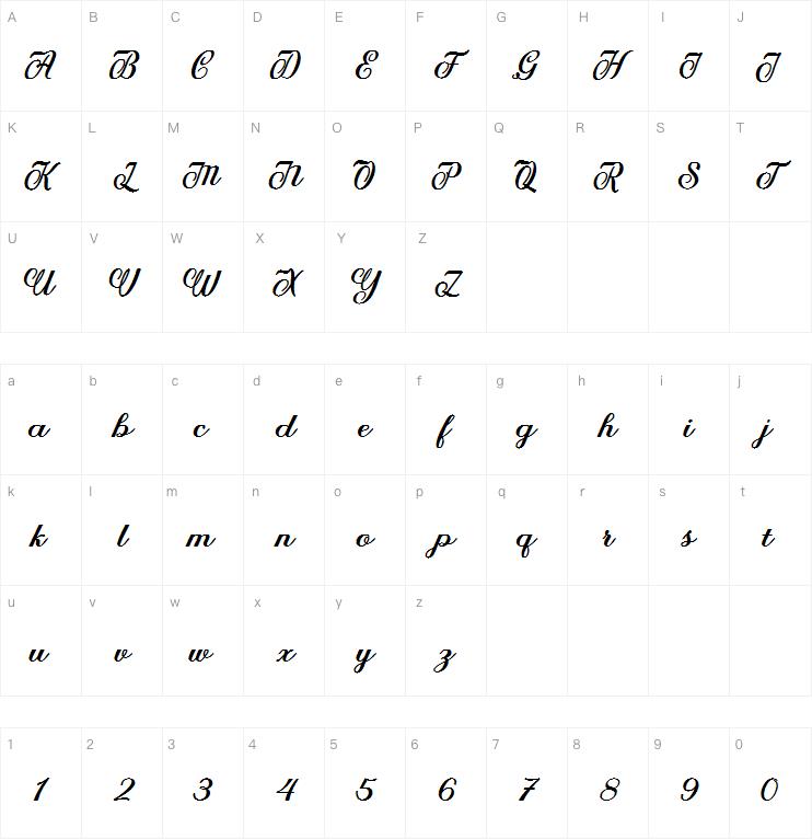 Achelan Script字体