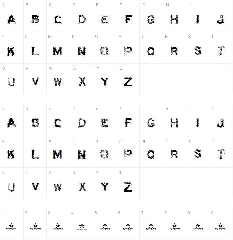 ACID LABEL字体