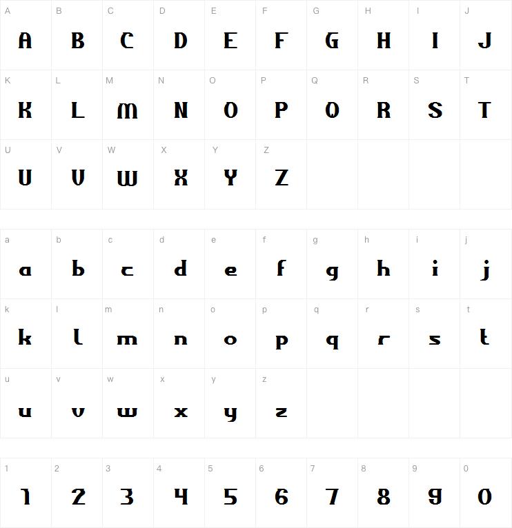 ACROSS THE NIGHT字体