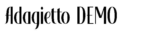 Adagietto DEMO字体