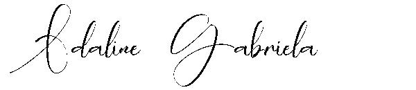 Adaline Gabriela字体