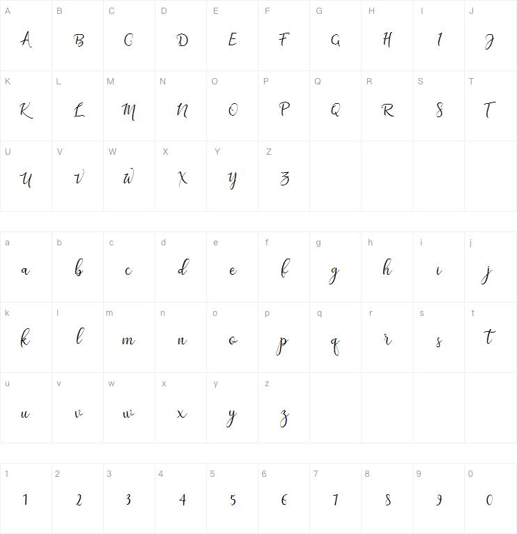 adaline script字体