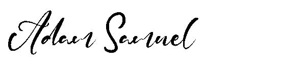 Adam Samuel字体