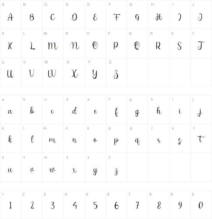 Adelaide Abot字体