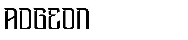 ADGEON字体