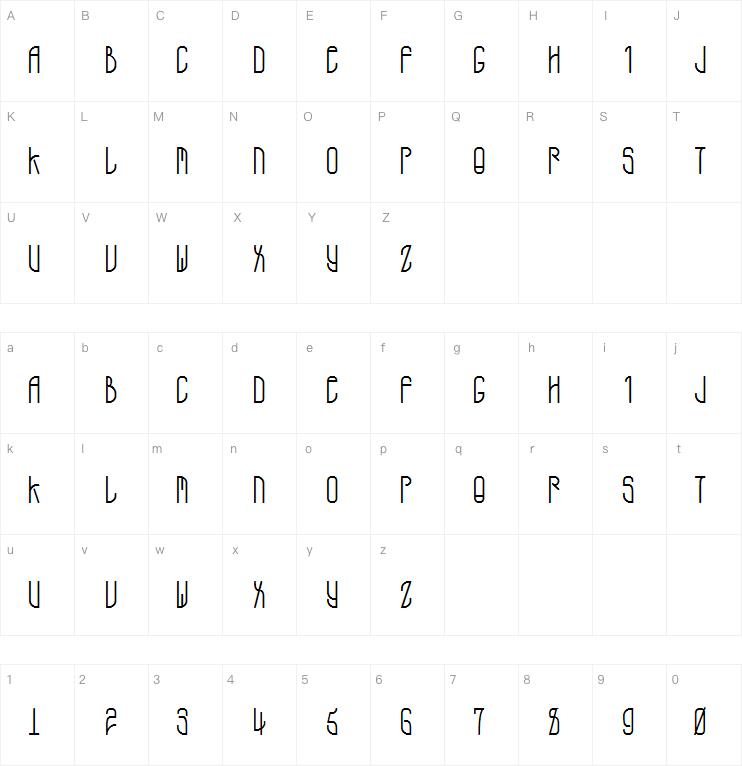 A.D. MONO字体