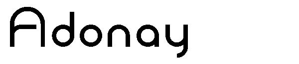 Adonay字体