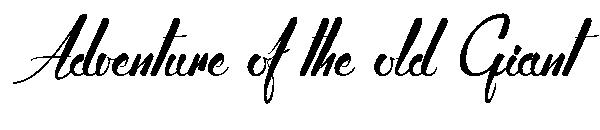 Adventure of the old Giant