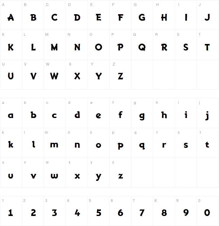 Adventuring字体