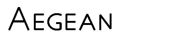 Aegean字体