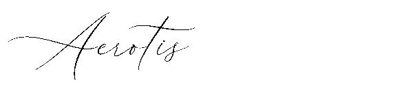 Aerotis字体