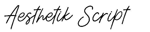 Aesthetik Script