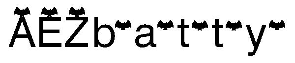 AEZ batty字体
