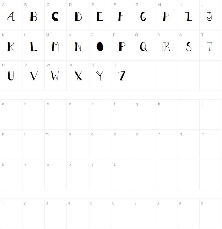 AEZ blot by Jon Zittel字体