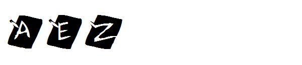 AEZ chalkboard字体
